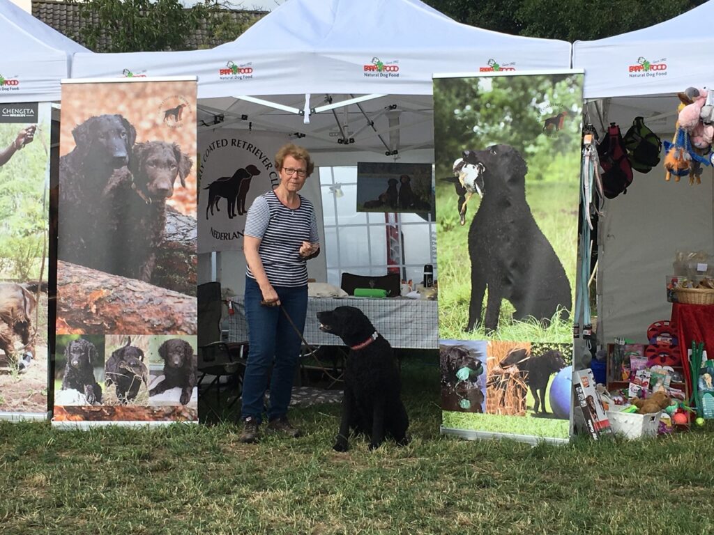 Samen met Malin in de Clubstand op de Countryfair in Aalten